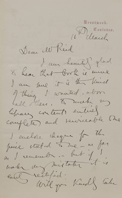 Lot 252 - John Ruskin (1819-1900)