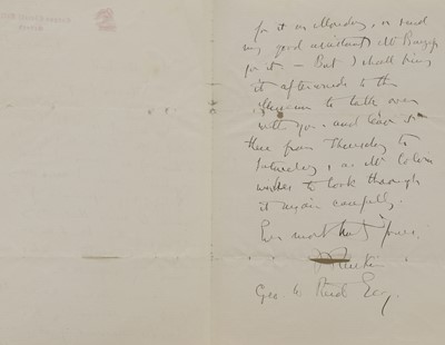 Lot 252 - John Ruskin (1819-1900)