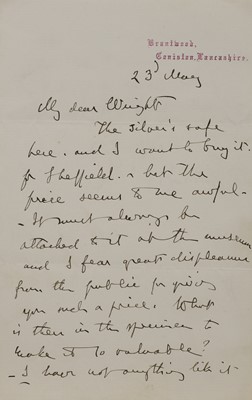 Lot 252 - John Ruskin (1819-1900)