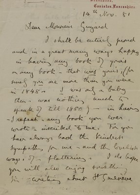 Lot 252 - John Ruskin (1819-1900)
