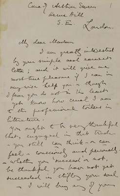 Lot 252 - John Ruskin (1819-1900)