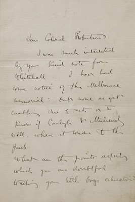 Lot 217 - John Ruskin (1819-1900)