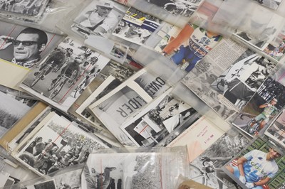 Lot 70 - A very large collection of cycling press photographs