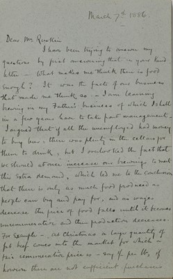 Lot 250 - John Ruskin (1819-1900)