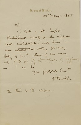 Lot 222 - John Ruskin (1819-1900)