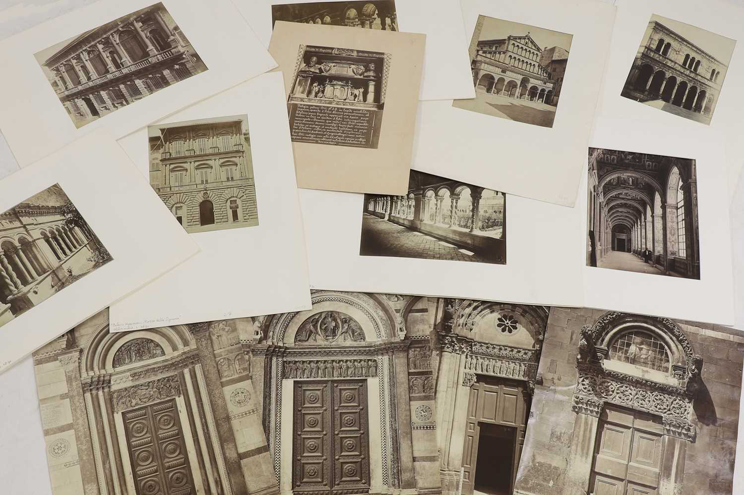 Lot 31 - A collection of Renaissance architectural photographic studies