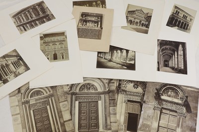 Lot 31 - A collection of Renaissance architectural photographic studies