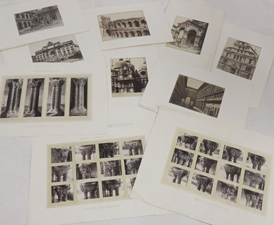 Lot 31 - A collection of Renaissance architectural photographic studies