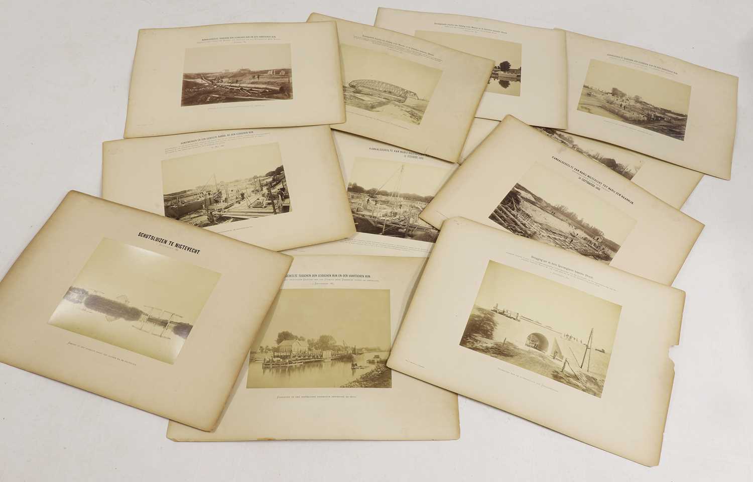 Lot 30 - A collection of construction images