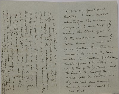 Lot 247 - John Ruskin (1819-1900)