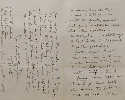 Lot 247 - John Ruskin (1819-1900)