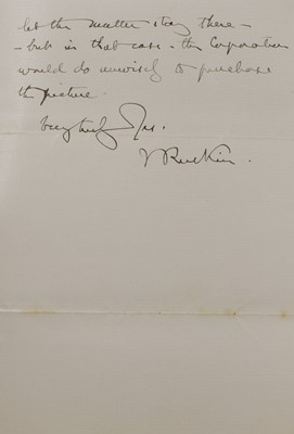 Lot 247 - John Ruskin (1819-1900)