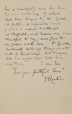 Lot 221 - John Ruskin (1819-1900)