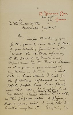 Lot 221 - John Ruskin (1819-1900)