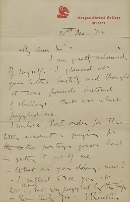 Lot 230 - John Ruskin (1819-1900)