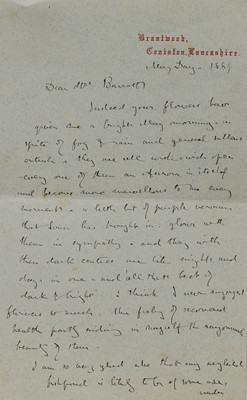 Lot 230 - John Ruskin (1819-1900)