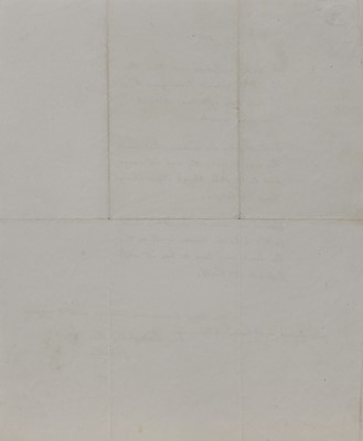 Lot 258 - An autographed poem by John Ruskin (1819-1900)
