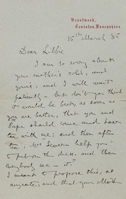Lot 246 - John Ruskin (1819-1900)