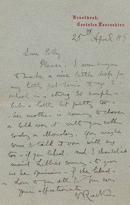 Lot 246 - John Ruskin (1819-1900)