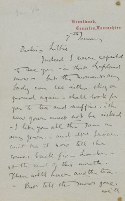 Lot 246 - John Ruskin (1819-1900)