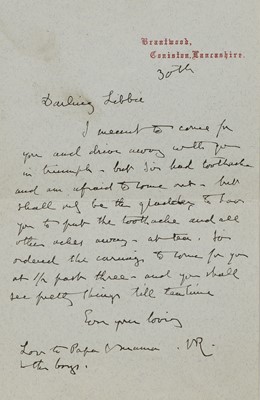 Lot 246 - John Ruskin (1819-1900)