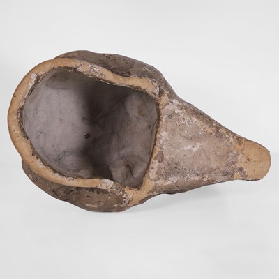 Lot 300 - A papier mâché wolf's head