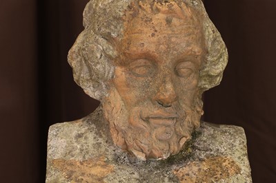 Lot 59 - A terracotta bust of Homer after the antique