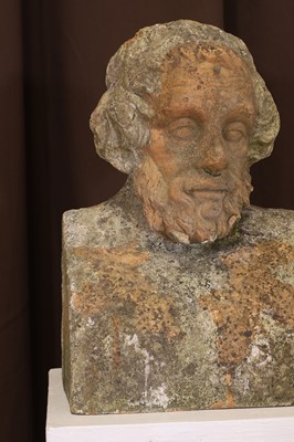 Lot 59 - A terracotta bust of Homer after the antique
