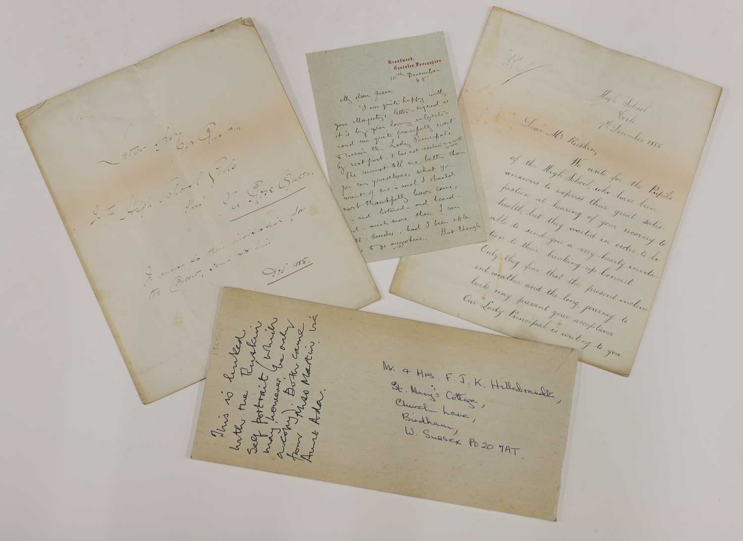 Lot 243 - John Ruskin (1819-1900)