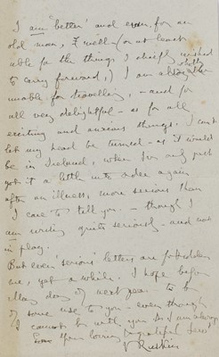 Lot 243 - John Ruskin (1819-1900)