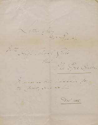 Lot 243 - John Ruskin (1819-1900)