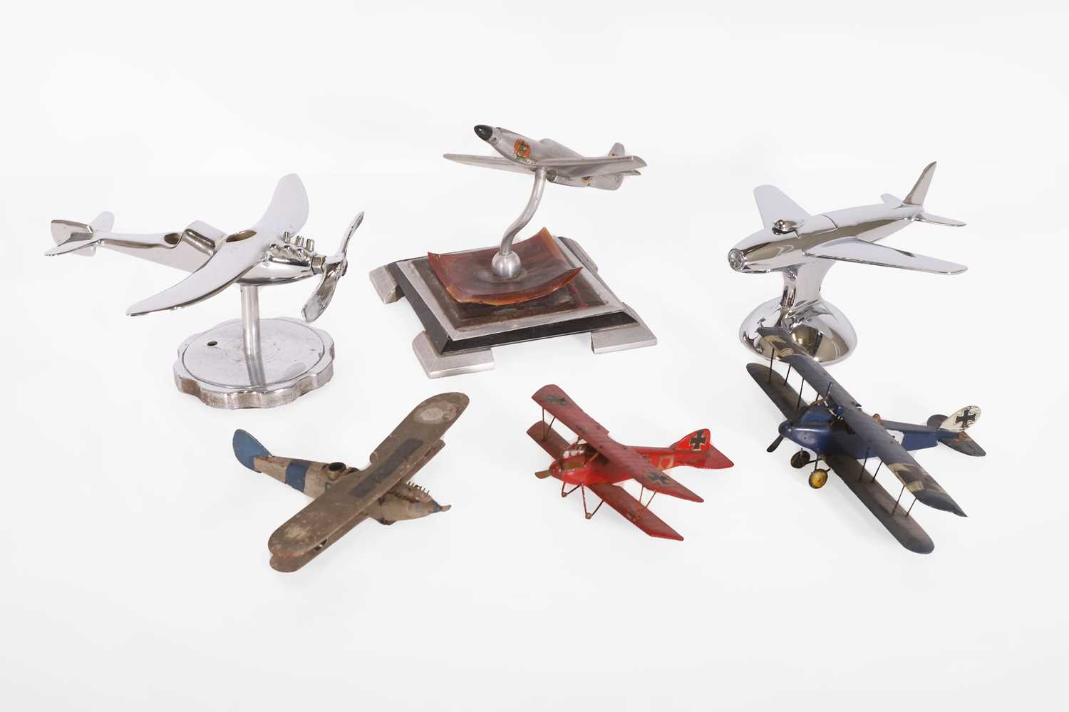 Lot 163 - Seven model aeroplanes