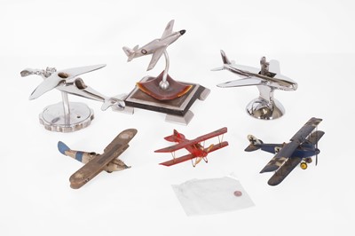 Lot 163 - Seven model aeroplanes