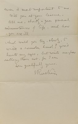 Lot 228 - John Ruskin (1819-1900)