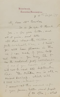 Lot 228 - John Ruskin (1819-1900)