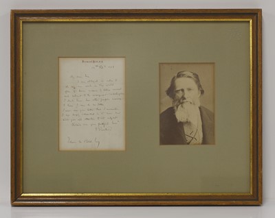 Lot 213 - John Ruskin (1819-1900)
