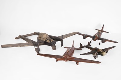 Lot 160 - Four Second World War model aeroplanes