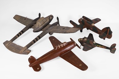 Lot 160 - Four Second World War model aeroplanes