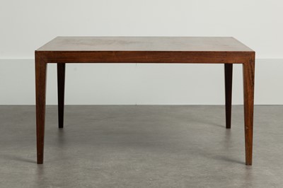 Lot 128 - A rosewood coffee table