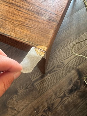 Lot 128 - A rosewood coffee table