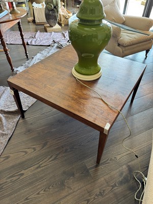 Lot 128 - A rosewood coffee table