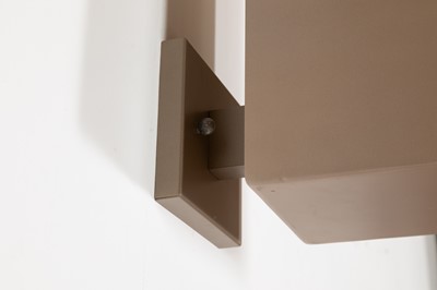 Lot 24 - A set of six aluminium uplighters