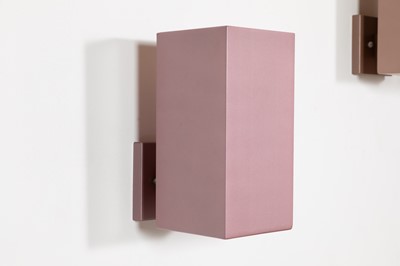 Lot 24 - A set of six aluminium uplighters