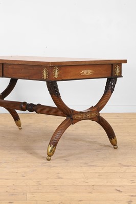 Lot 502 - A Regency mahogany writing table in the manner of John McLean