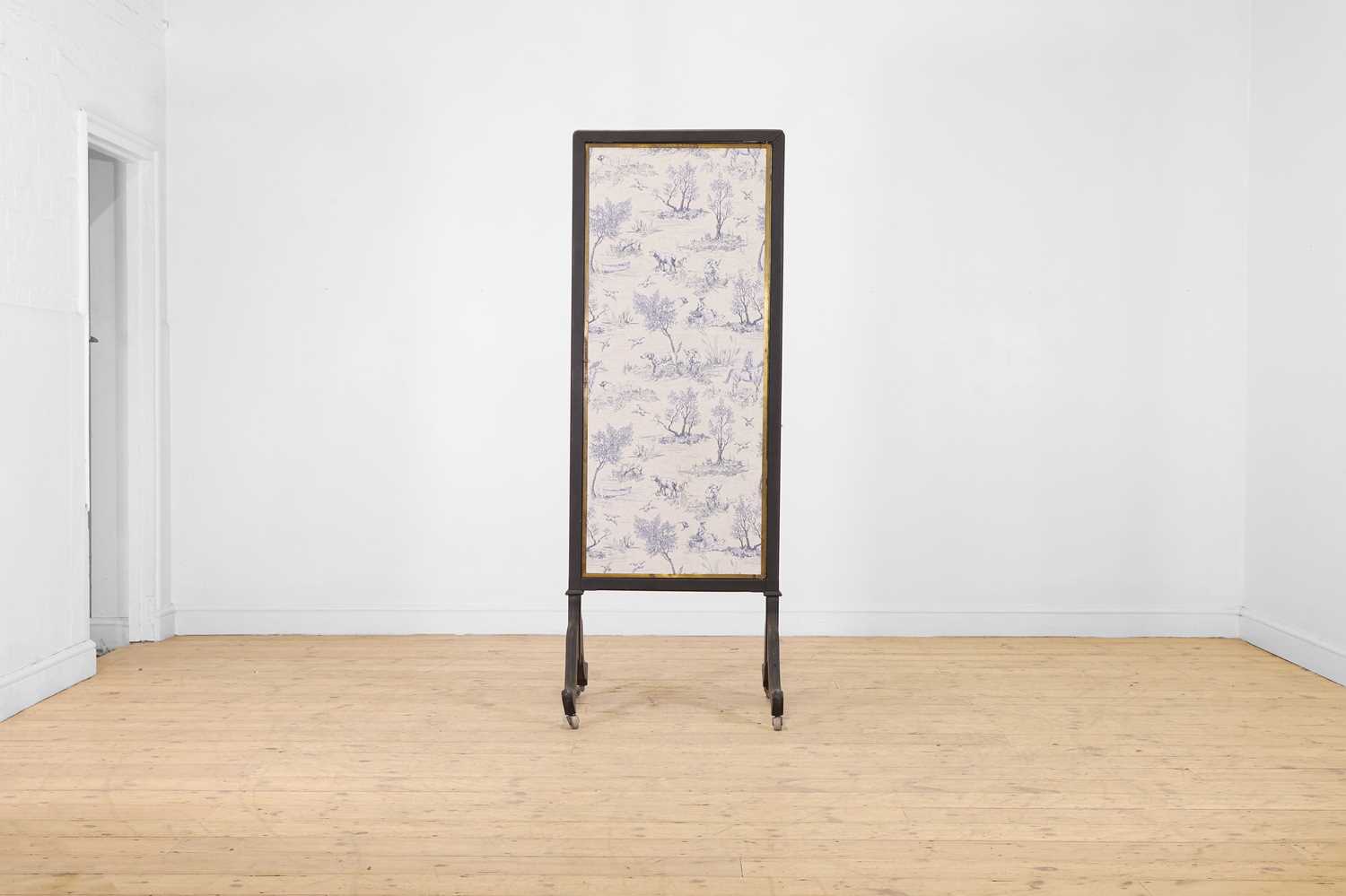 Lot 11 - A painted wooden tailor’s mirror by Miroir Brot