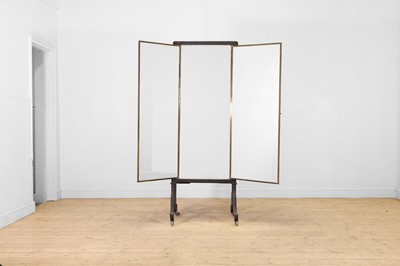 Lot 11 - A painted wooden tailor’s mirror by Miroir Brot