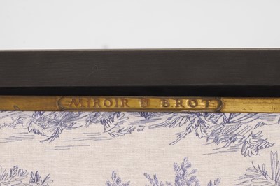 Lot 11 - A painted wooden tailor’s mirror by Miroir Brot