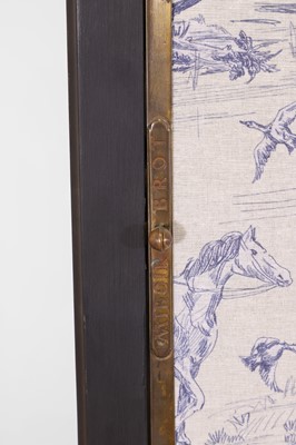 Lot 11 - A painted wooden tailor’s mirror by Miroir Brot