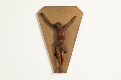 Lot 426 - A carved wood Corpus Christi