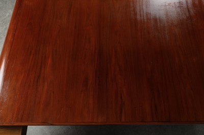 Lot 228 - A walnut executive desk
